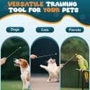 Dog Training Clicker with Target Stick – Portable and Retractable Trainer with Comfortable Handle and Bright
