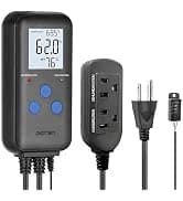 110V 15A Temperature Controller DTC151 Plug in Thermostat Outlet Digital Temperature Controller for Heat Mat — collection imagery