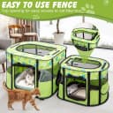 Portable Cat Playpen — Foldable Indoor and Outdoor Pet Tent with 2 Areas