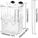 Aquarium Fish Breeder Box Plastic Fish Isolation Breeding Box Hatching Incubator Box for Baby Fishes Shrimp