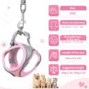 Bunny Harness and Leash Set Soft Breathable Rabbit Harness Eescape Proof Walking Training Rabbit Pet Vest
