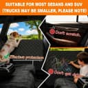 Dog Car Door Protector — 2 Pcs PU Leather Pet Car Door Cover