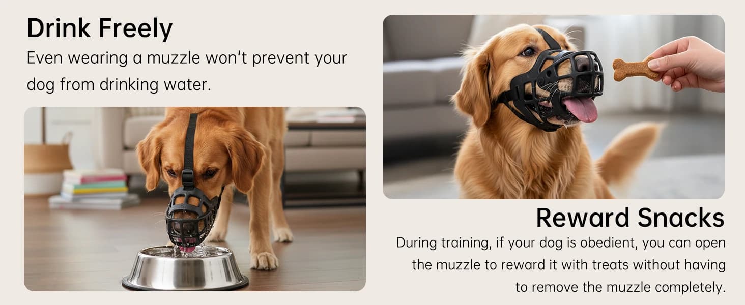 Basket Dog Muzzle — Adjustable Soft Dog Muzzles — collection imagery