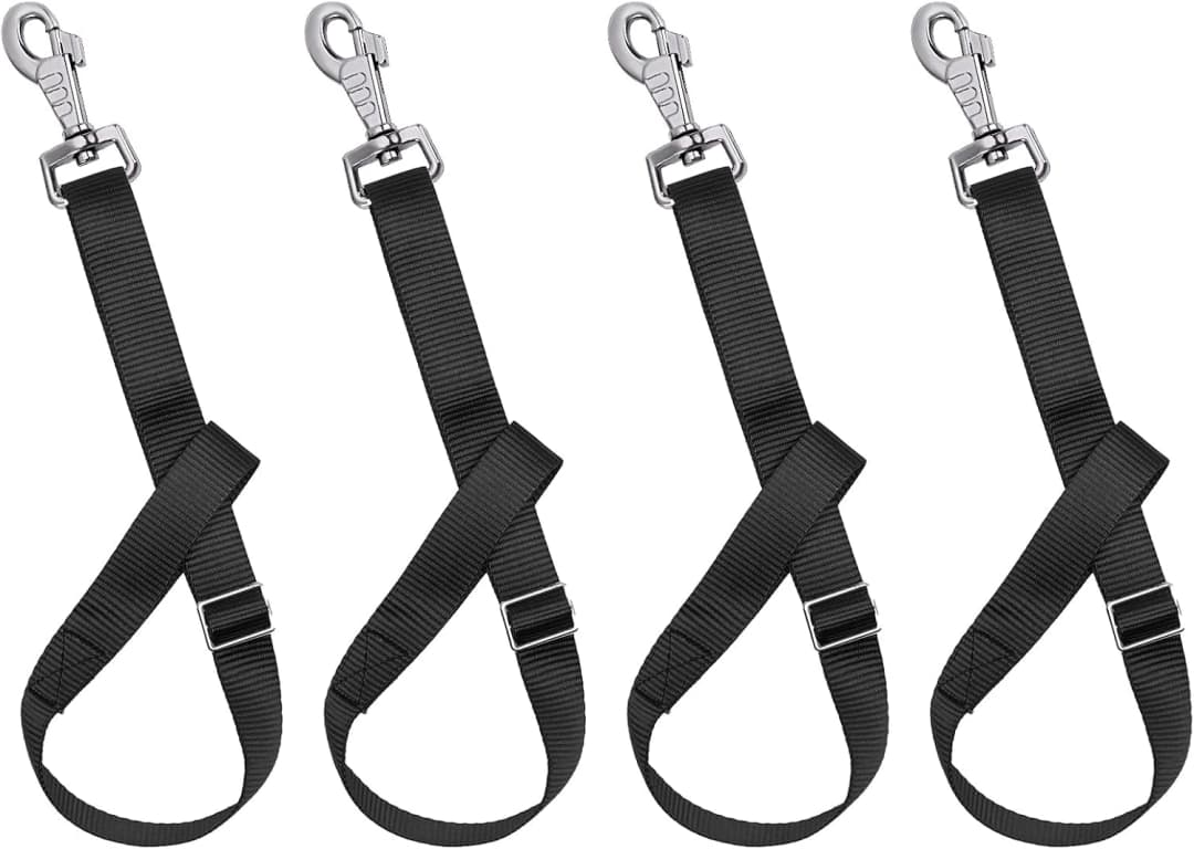 Horse Bucket Strap Hangers — Horse Suppliers Adjustable Nylon Straps up to 700 lbs for Hay Nets