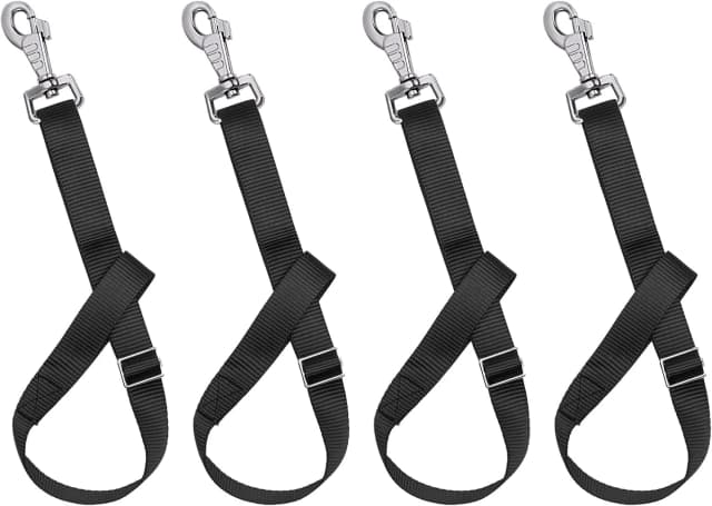 Horse Bucket Strap Hangers — Horse Suppliers Adjustable Nylon Straps up to 700 lbs for Hay Nets
