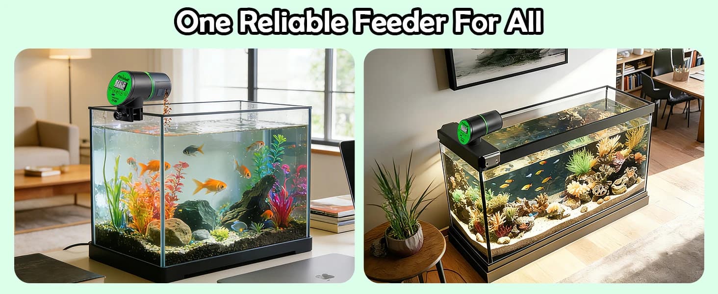 Automatic Fish Feeder for Aquarium Easy Setup & 4 Timers — product details
