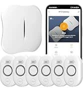 5 Pack Water Leak Detectors for Home — 100dB Water Sensor Alarm for Basement — collection imagery