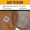 Firm Duck Sherpa-Lined Dog Throw Brown