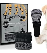 TigerToes Premium Non-Slip Dog Socks for Hardwood Floors - Extra-Thick Grip that Works Even When Twisted — collection imagery