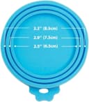 6 packs Pet Food Can Lids — Food Safe BPA-Free and Dishwasher Safe
