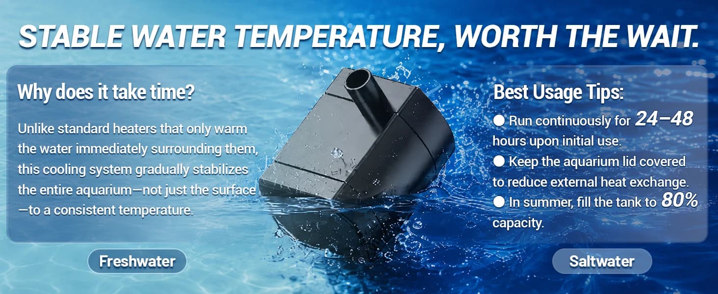 Mini Aquarium Chiller Semiconductor Cooler and Heater — product details