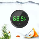 Fish Tank Thermometer Aquarium Thermometer Wireless Touch Stick Digital Aquarium Thermometer LED Display ±1°F
