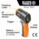 IR1 Infrared Thermometer, Digital Laser Gun is Non-Contact Thermometer with a Temperature Range -4 to