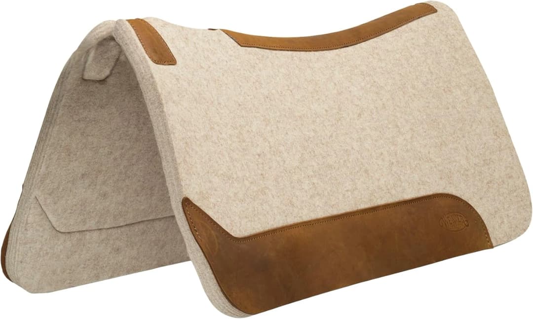 Wool Blend Felt Western Saddle Pad for Horses