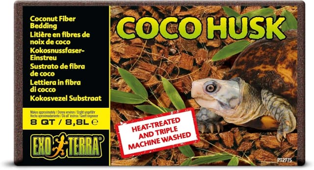 Coco Husk Brick — 8 QT (8.8 L) – Natural Coconut Fiber Terrarium Substrate for Reptiles