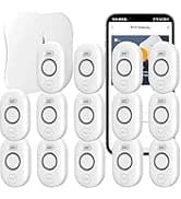 5 Pack Water Leak Detectors for Home — 100dB Water Sensor Alarm for Basement — collection imagery