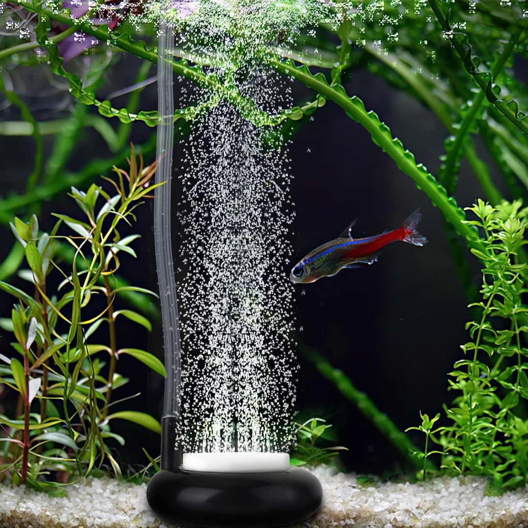 Mini Aquarium Air Stone, Small Bubble Stone Fish Tank Oxygen Stone Ultra Silent Deep Dissolving Oxygen Diffuser