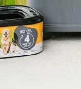 Pail | Dog Waste Disposal System for Outdoor and Indoor Odor Control | Dog Poop Trash can | Includes 1 Square — collection imagery