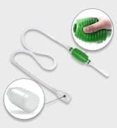Fish Tank Cleaner - Turtle Tank Accessories - Gravel Vacuum for Aquarium - Hand Siphon Hose to Remove and — collection imagery