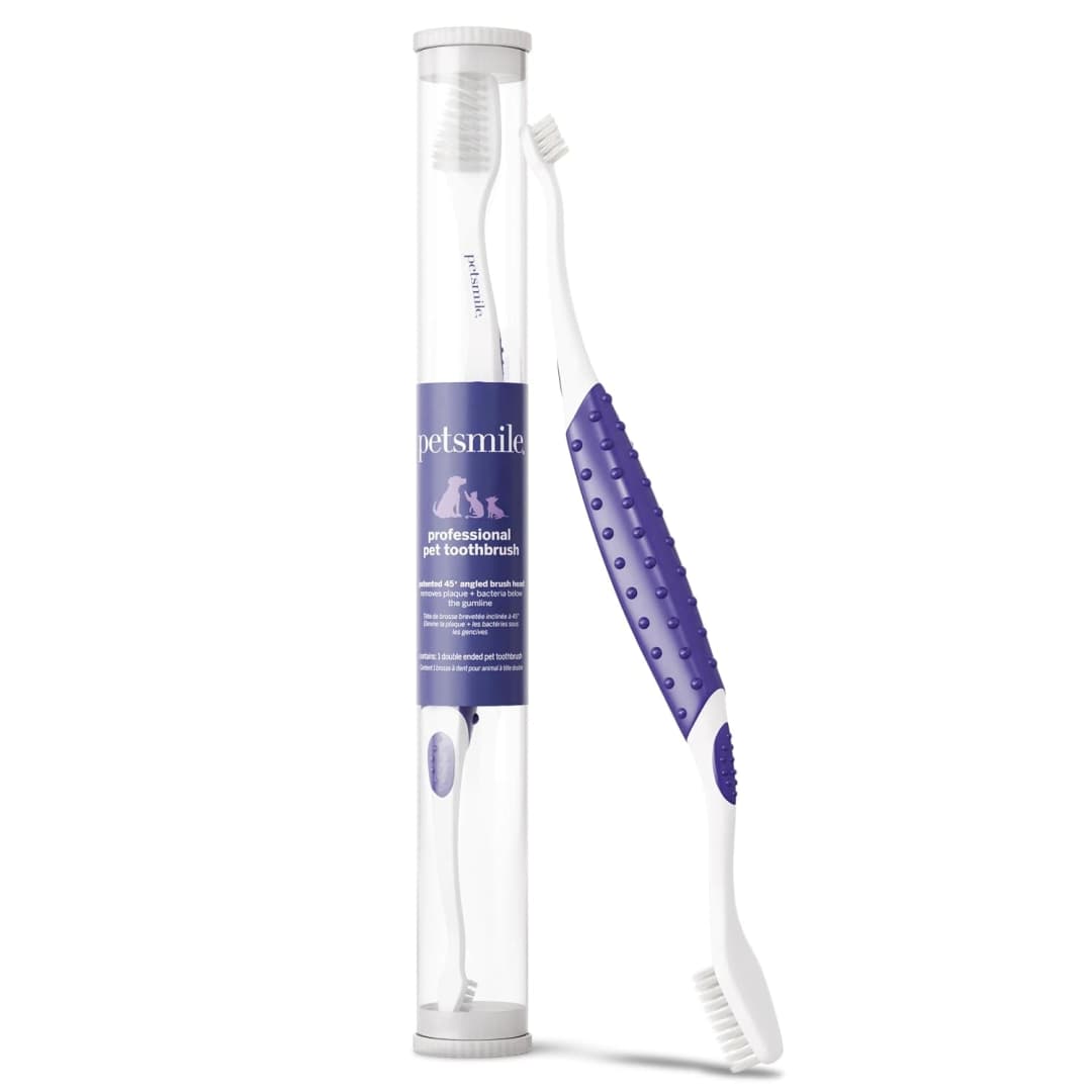 Professional Pet Toothbrush — 45° Cats + Dogs