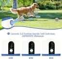 Automatic Ball Launcher for Dogs Large- 3 Distance Settings (40/60/80FT) w/Remote Control | 2.5" ETPU Tennis