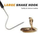 44 inch Snake Hook Catcher Stick — Tongs Grabber Handling Tool Kit