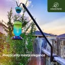 Heavy Duty Deck Hook — 27"-39" Adjustable Metal Deck Railing Hooks for Hanging Bird Feeders