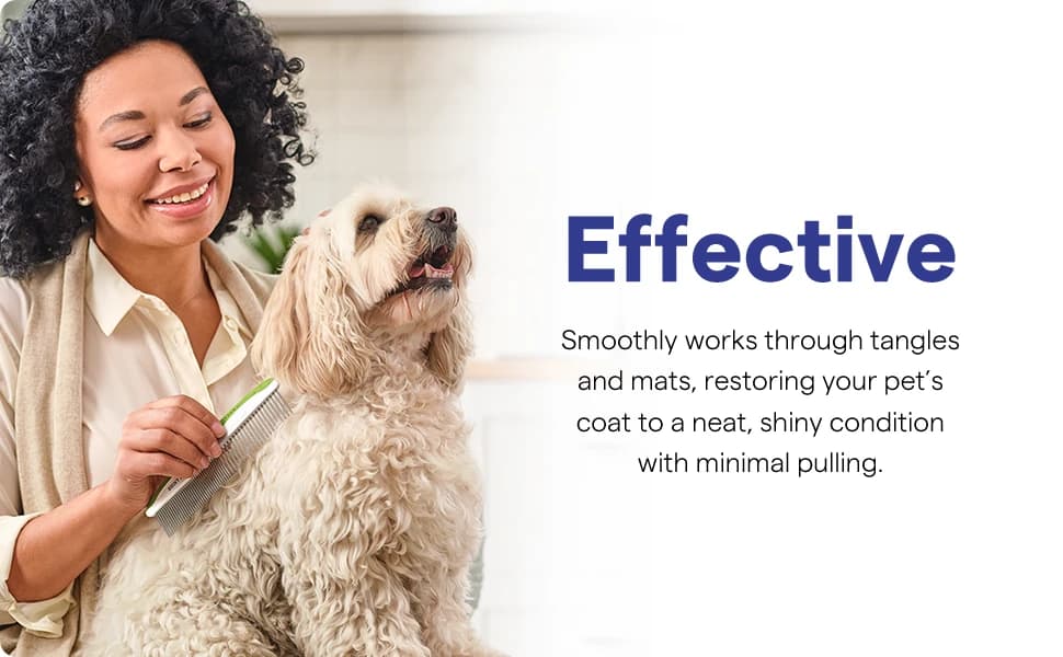 Dog and Cat Grooming Comb for Removes Tangles — product details