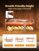 Smart Chicken Coop Heater — 200W Radiant Heat Panel with Temperature Sensor