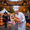 Hot Dog Costume for Dogs — Funny Hot Dog Dog Costume with Adjustable Fit