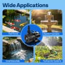120W Pond Pump — 2700GPH Submersible Water Pump for Koi Pond