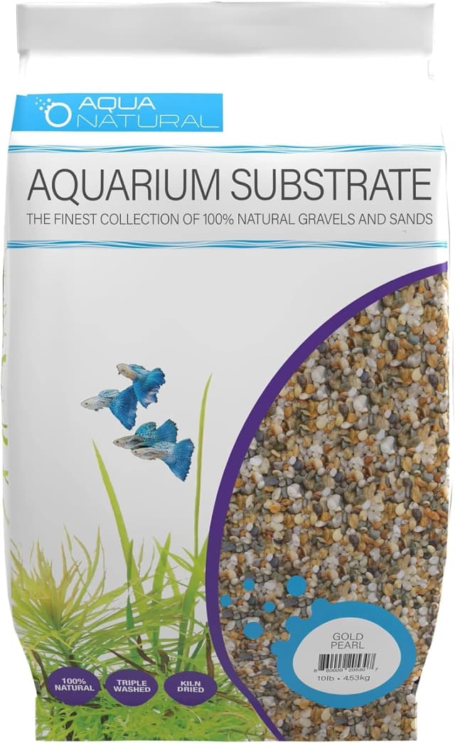 Aquarium Substrate — Gold Pearl Gravel