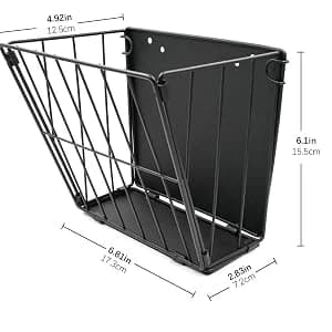 Black Metal Rabbit — Foldable Hay Feeder — Rabbit Hay Feeder