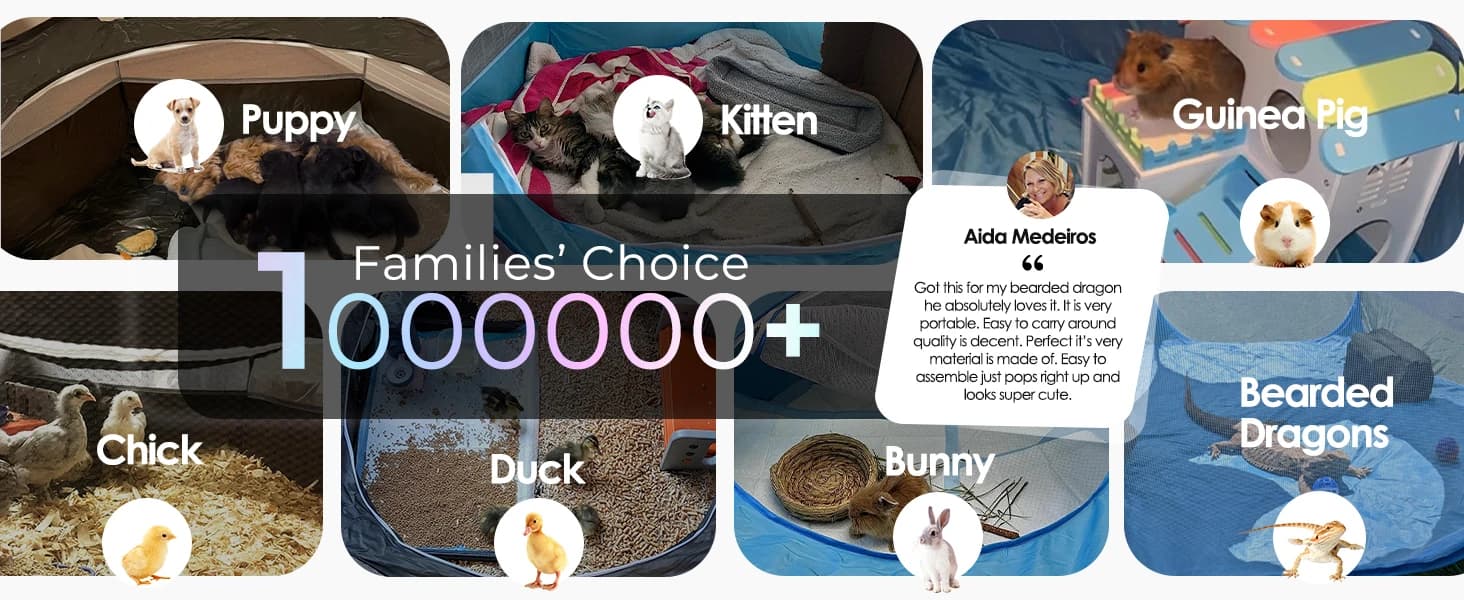 Small Animal Playpen — Waterproof Foldable Pet Playpen — product details
