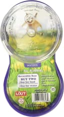 Reversible Waterer/Feeder for Rabbits and Other Small Animals. (Pack of 1),Purple