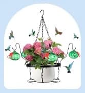 Charming Wind Chimes Hummingbird feeders for Outdoors Hanging ant and bee Proof — collection imagery
