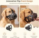 Basket Dog Muzzle — Adjustable Soft Dog Muzzles