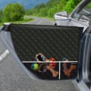 Dog Car Door Protector — 2 Pcs PU Leather Pet Car Door Cover