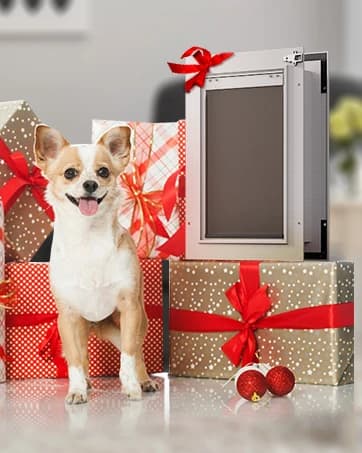 All Aluminum Dog Door for Exterior Door — Large Doggy Door — collection imagery