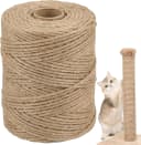 Natural Sisal Rope for Cat Scratcher — 1/4in x 164ft Twine for Cat Tree