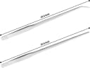 2PCS 10.6" Stainless Steel Aquarium and Reptile Feeding Tweezers