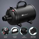 Pet Dryer, 5.2HP/3800W Pet Grooming Dryer with Adjustable Speed and Temperature Control Dog Blow Dryer, Pet