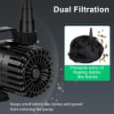 1800 GPH Pond Pump — 100W for Fish Ponds