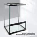 11 Gallon Tall Reptile Glass Tank 12"x12"x18",Pre-Assembled Vertical Terrarium Enclosure with Front Openning