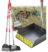 Dog Pooper Scooper — Swivel Bin and Rake Set with 100 Waste Bags — collection imagery