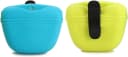 Silicone Dog Treat Pouch-Small Training Bag-Portable Dog Treat Bag for Leash with Magnetic Closure and Waist