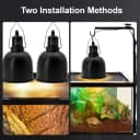 Reptile Light Fixture — 2 Packs 5.5 Inch Deep Dome Lampshade
