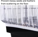 Bird Cage Seed Catcher — Stretchy Mesh Skirt