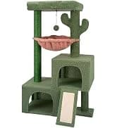 37.4" Cactus Cat Tree Tower with Twin Cat Condos for Indoor Cats — collection imagery