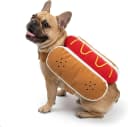 Hot Dog Costume for Dogs — Funny Hot Dog Dog Costume with Adjustable Fit